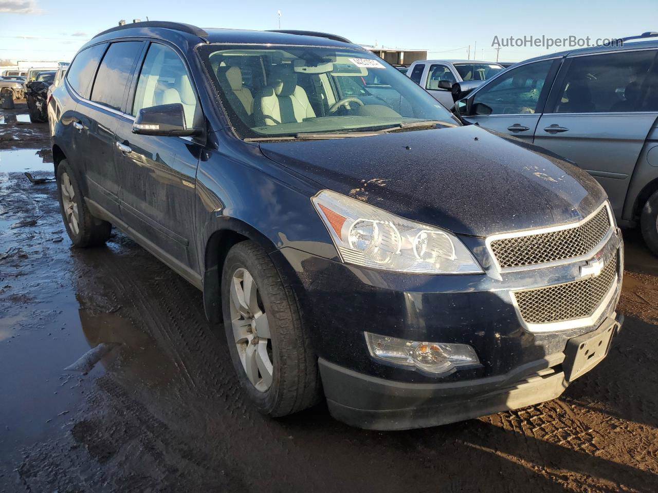 2011 Chevrolet Traverse Lt Синий vin: 1GNKVJED3BJ170322