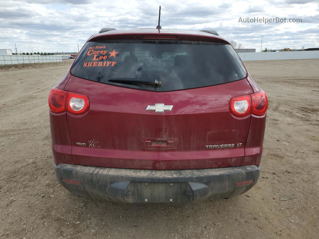 2011 Chevrolet Traverse Lt Red vin: 1GNKVJED3BJ358239