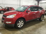 2012 Chevrolet Traverse Lt Red vin: 1GNKVJED3CJ243156