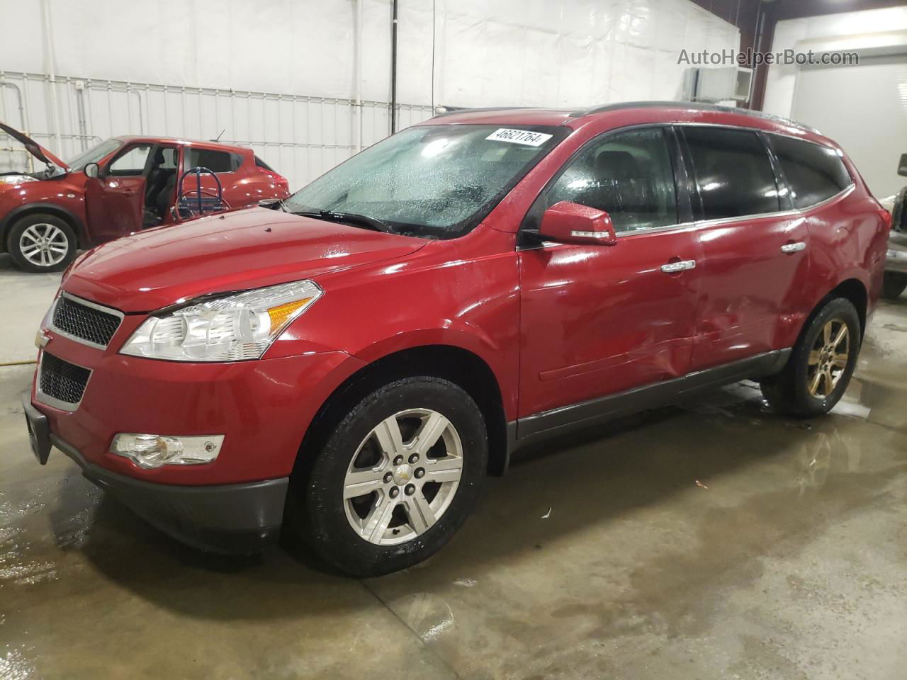 2012 Chevrolet Traverse Lt Red vin: 1GNKVJED3CJ243156