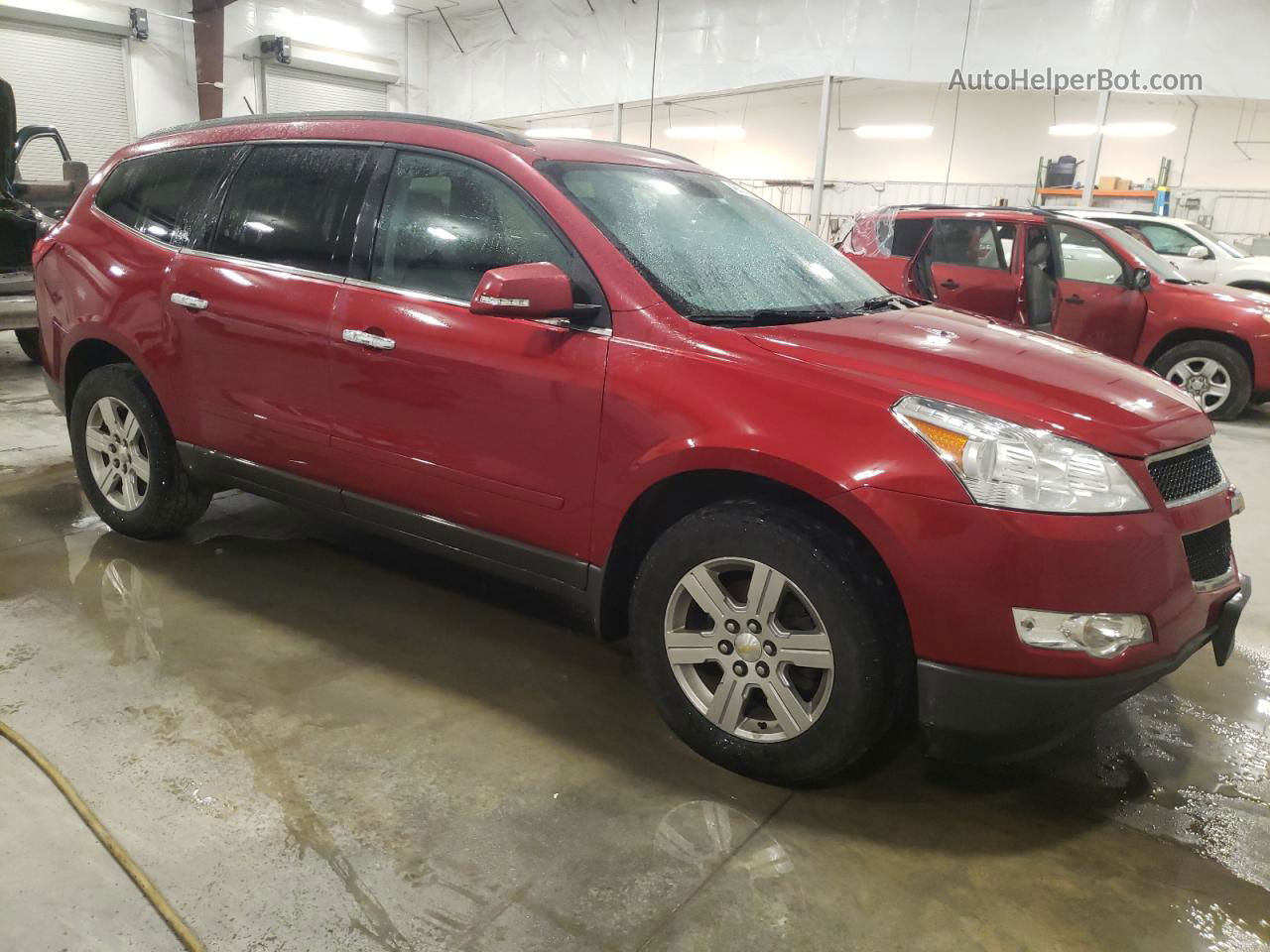 2012 Chevrolet Traverse Lt Red vin: 1GNKVJED3CJ243156