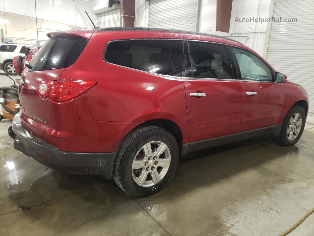 2012 Chevrolet Traverse Lt Red vin: 1GNKVJED3CJ243156