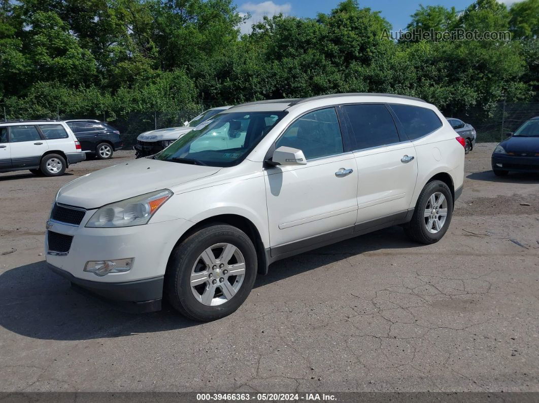 2012 Chevrolet Traverse 2lt White vin: 1GNKVJED3CJ278165