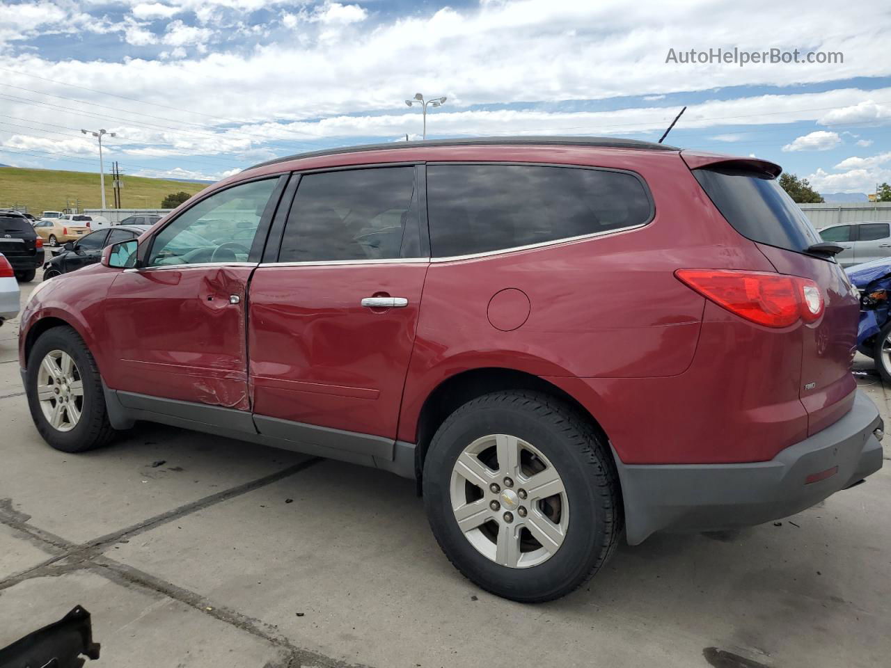 2011 Chevrolet Traverse Lt Красный vin: 1GNKVJED4BJ321944