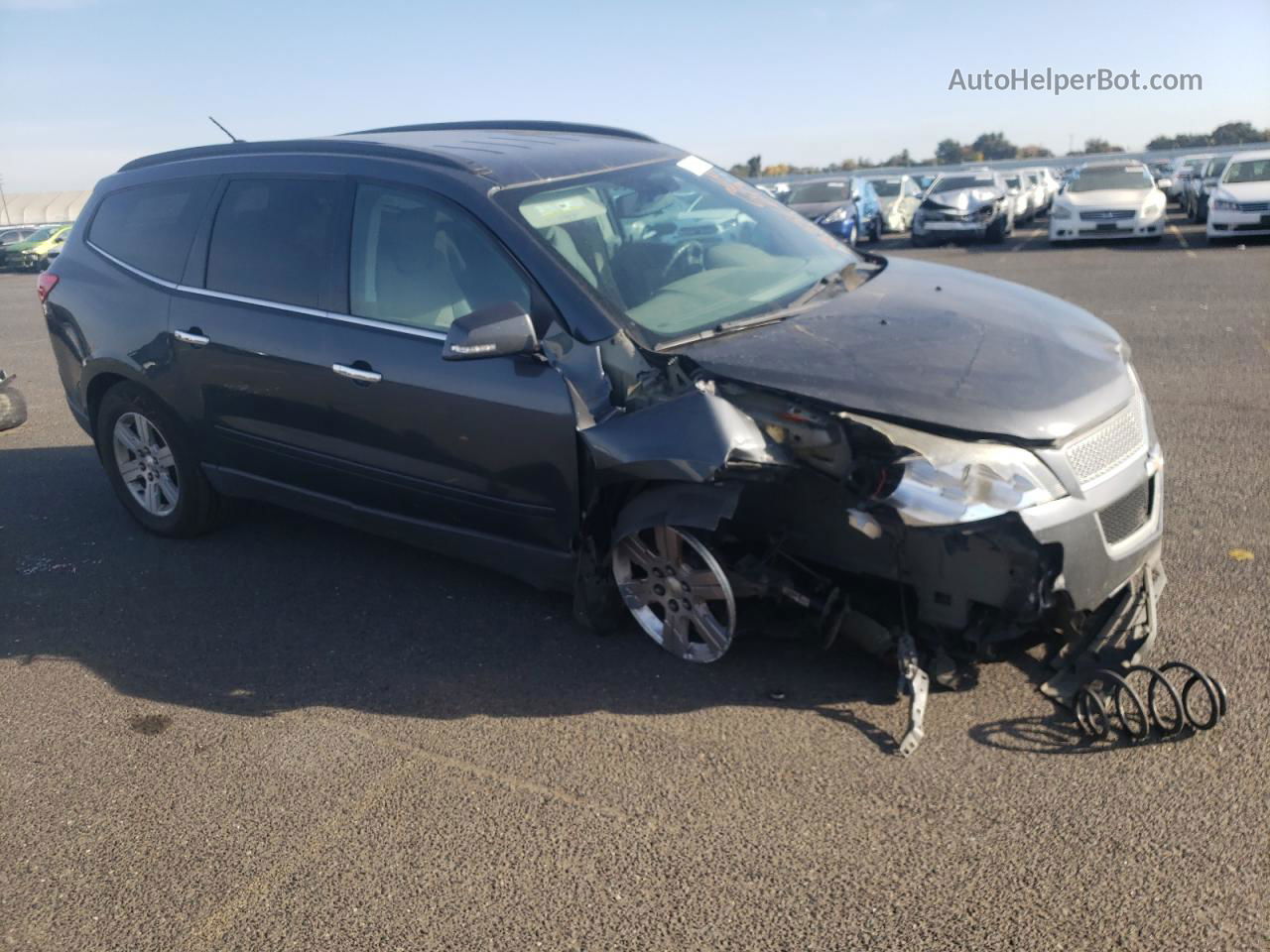 2011 Chevrolet Traverse Lt Серый vin: 1GNKVJED4BJ346651