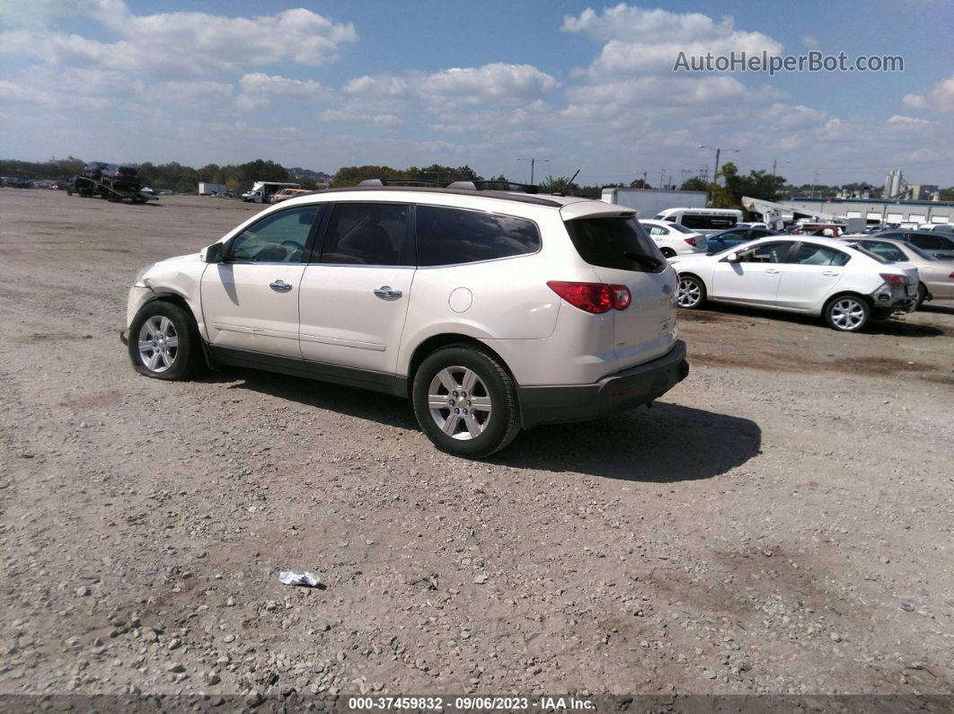 2012 Chevrolet Traverse Lt W/2lt White vin: 1GNKVJED4CJ135189