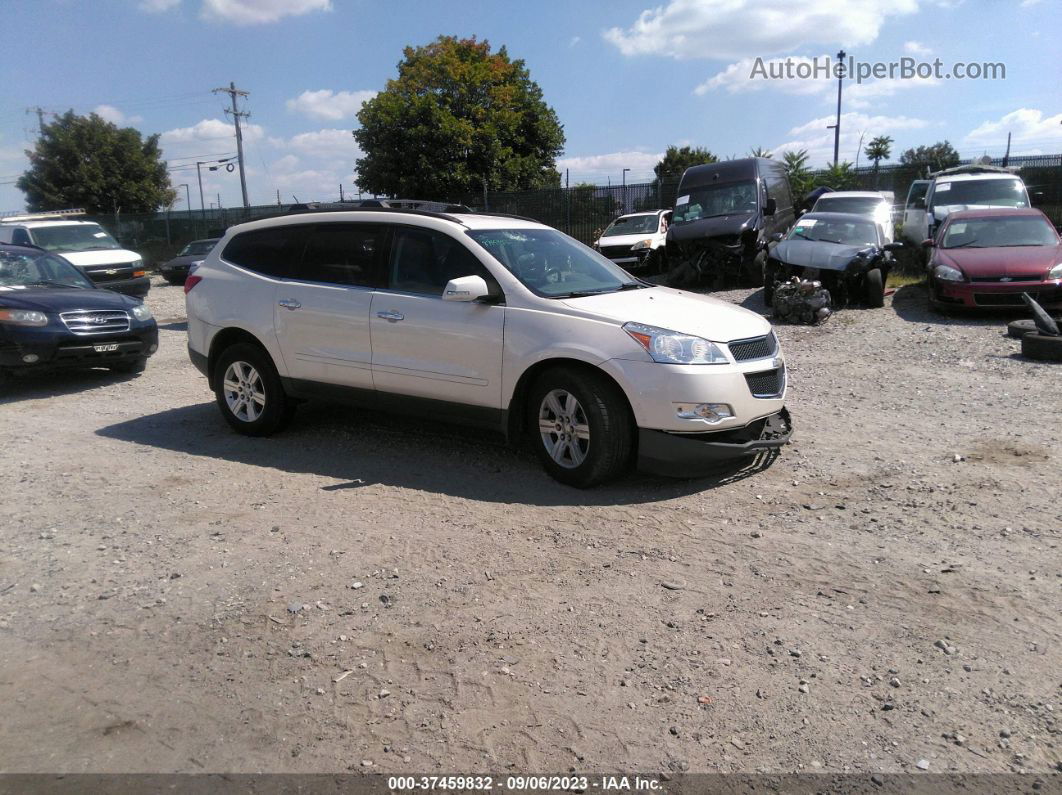 2012 Chevrolet Traverse Lt W/2lt White vin: 1GNKVJED4CJ135189