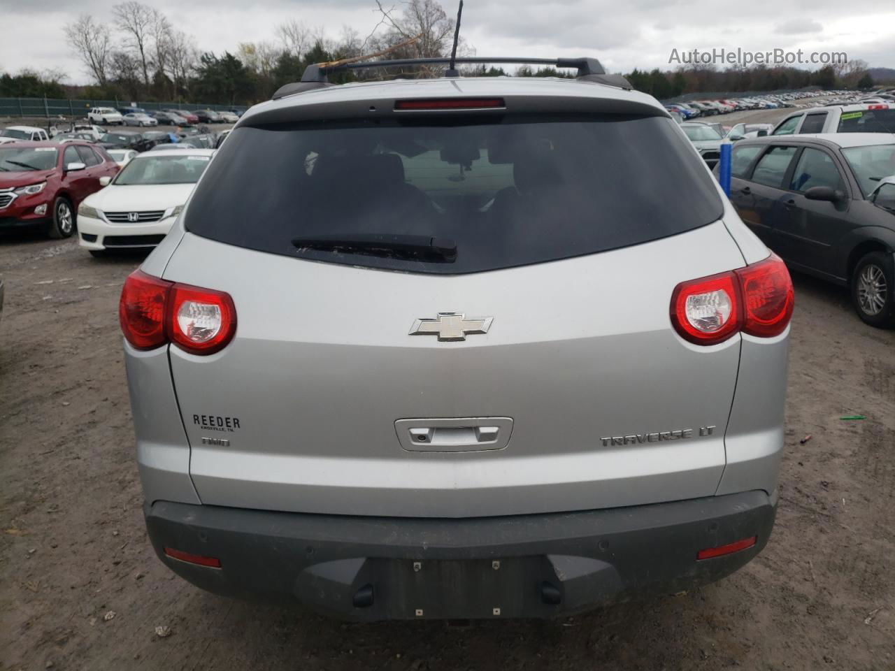 2012 Chevrolet Traverse Lt Silver vin: 1GNKVJED4CJ221795