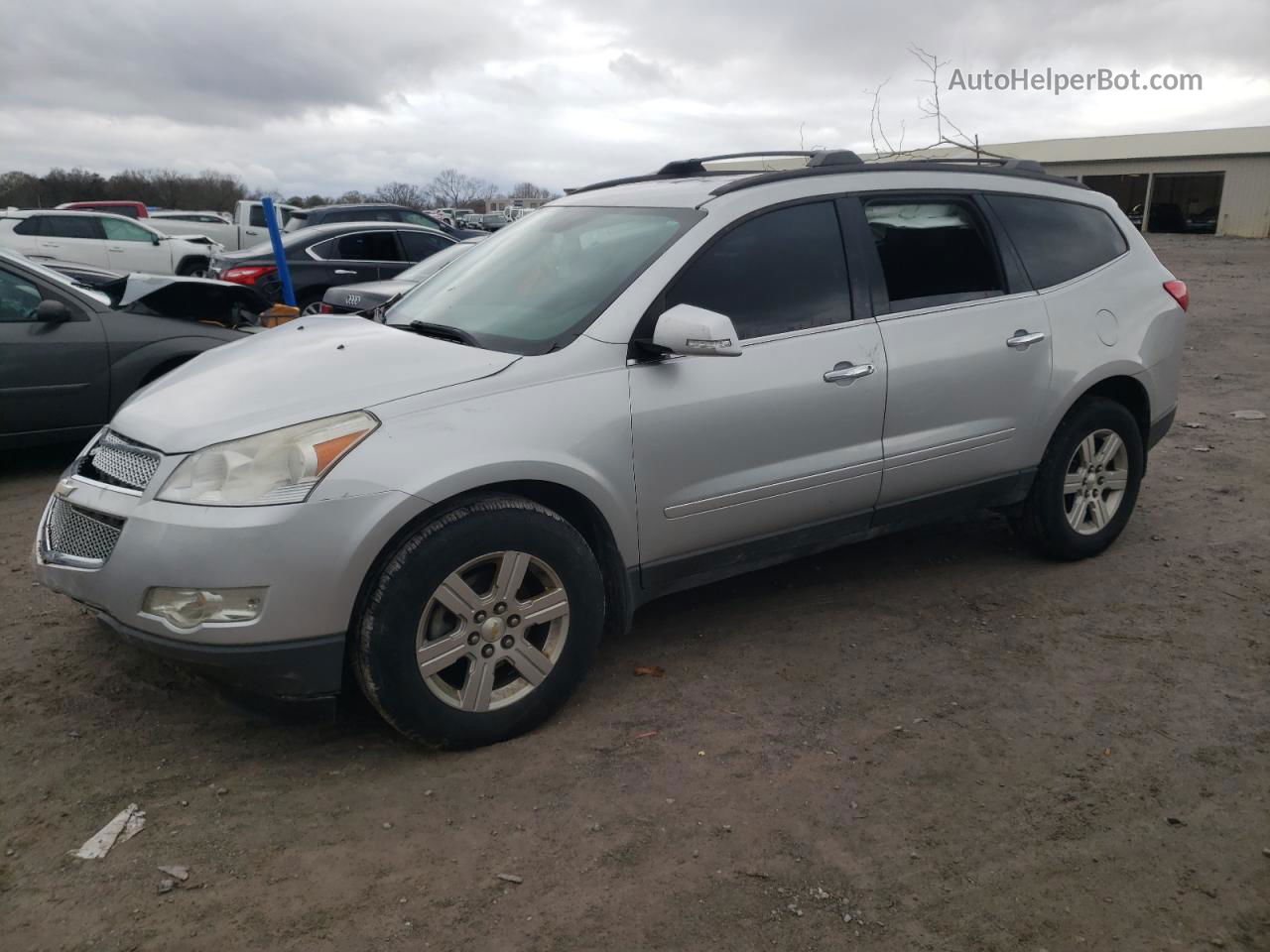 2012 Chevrolet Traverse Lt Silver vin: 1GNKVJED4CJ221795