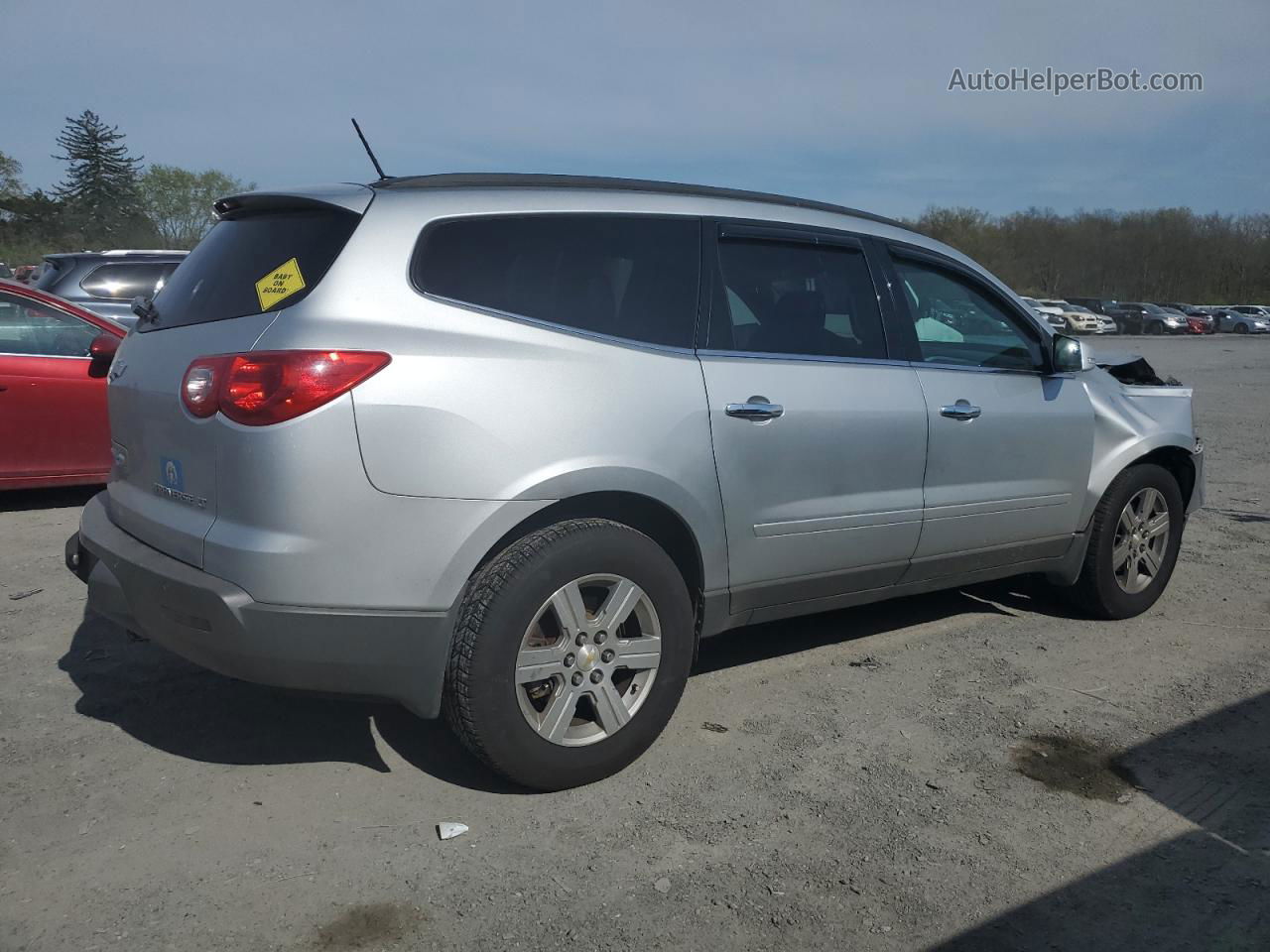 2012 Chevrolet Traverse Lt Silver vin: 1GNKVJED4CJ293077