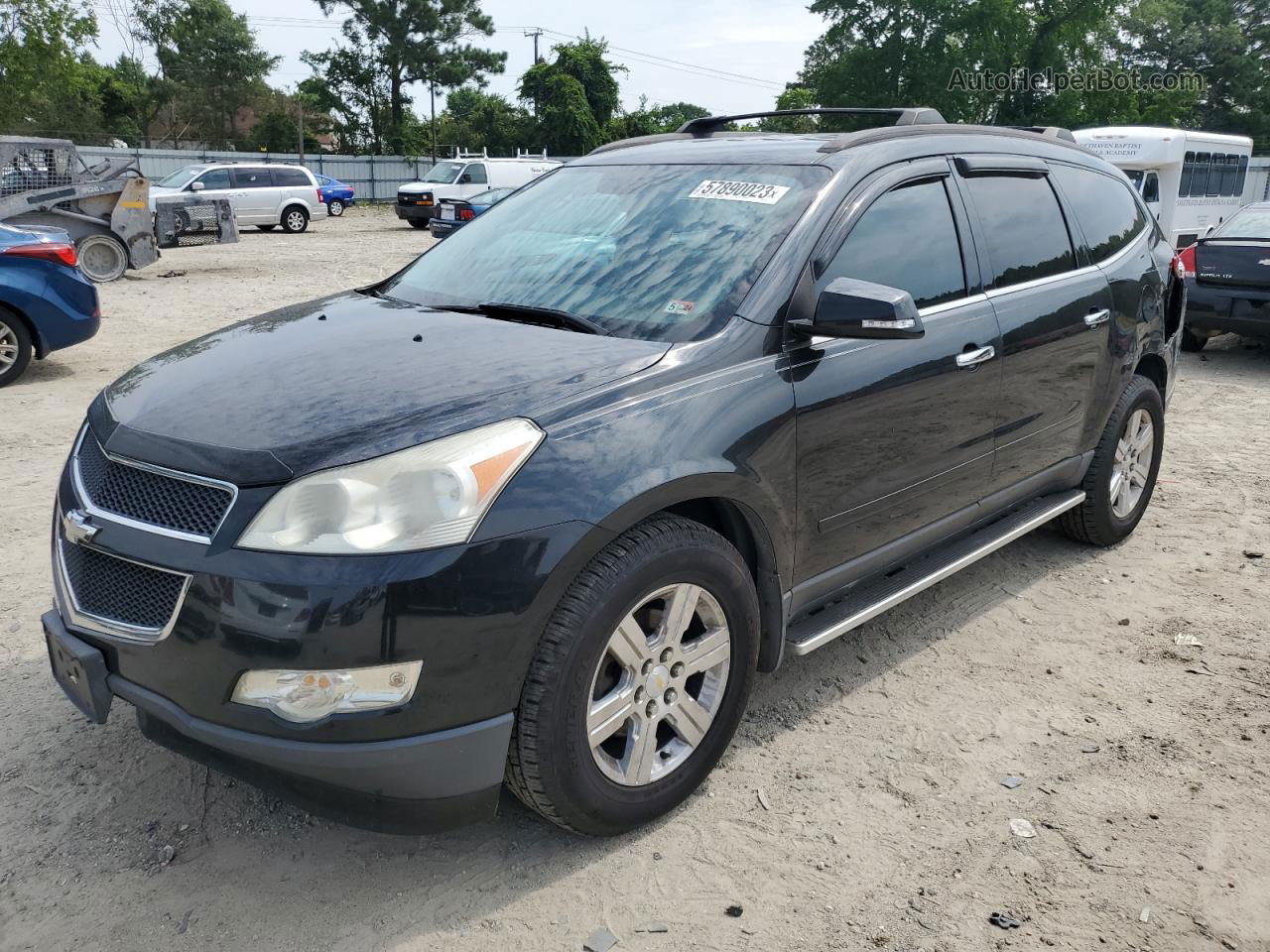 2011 Chevrolet Traverse Lt Black vin: 1GNKVJED5BJ318017