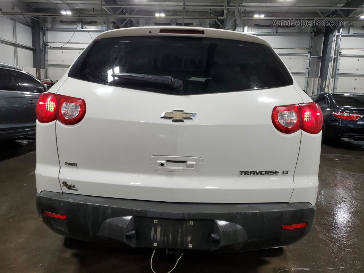 2012 Chevrolet Traverse Lt Белый vin: 1GNKVJED5CJ107661