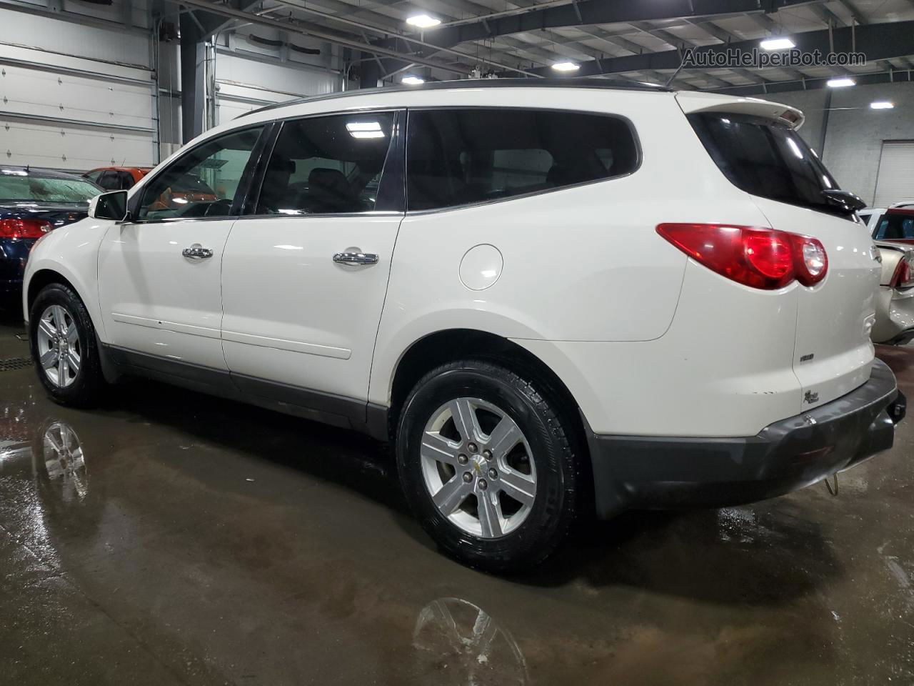 2012 Chevrolet Traverse Lt White vin: 1GNKVJED5CJ107661