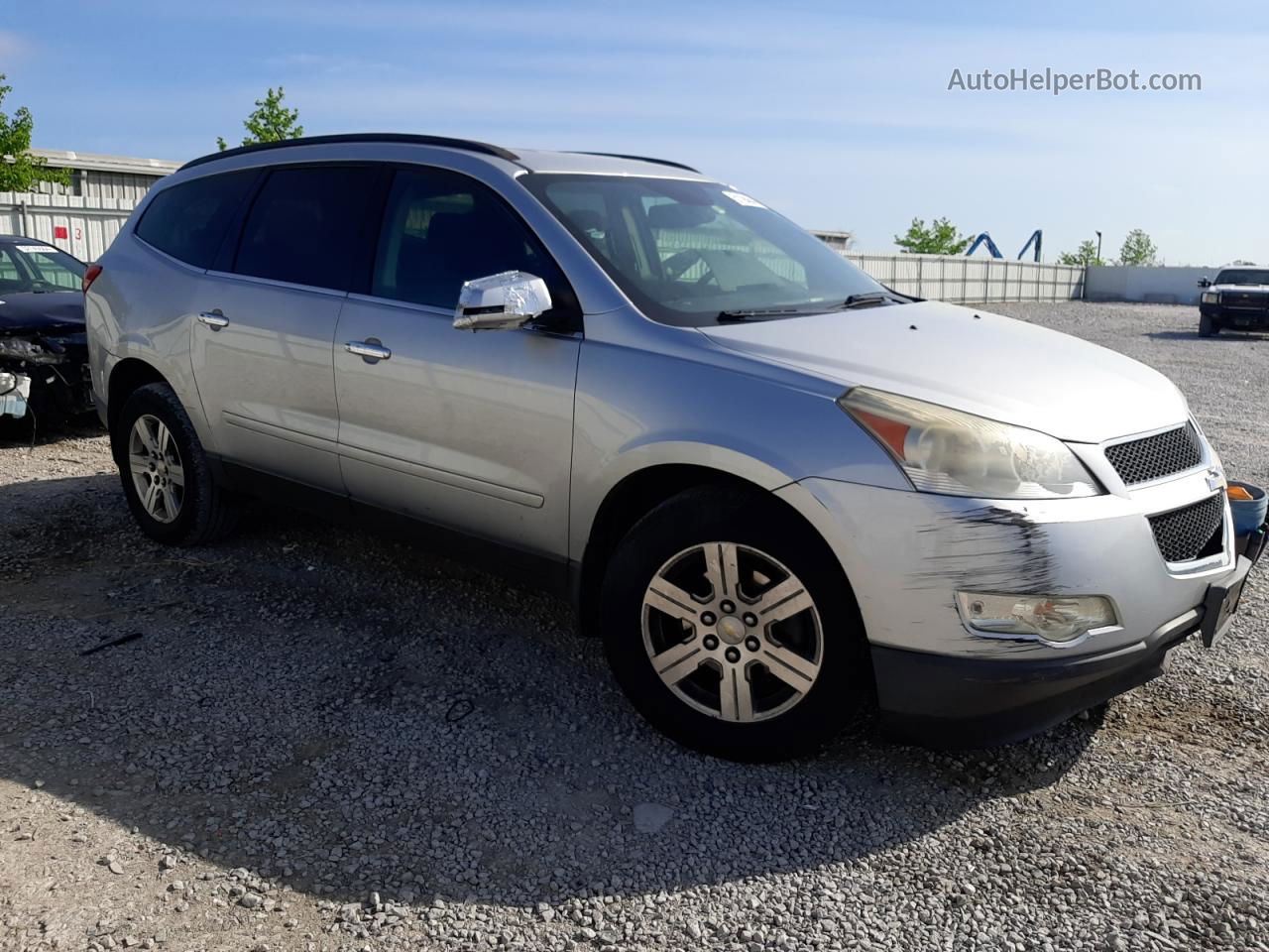 2012 Chevrolet Traverse Lt Silver vin: 1GNKVJED5CJ142233