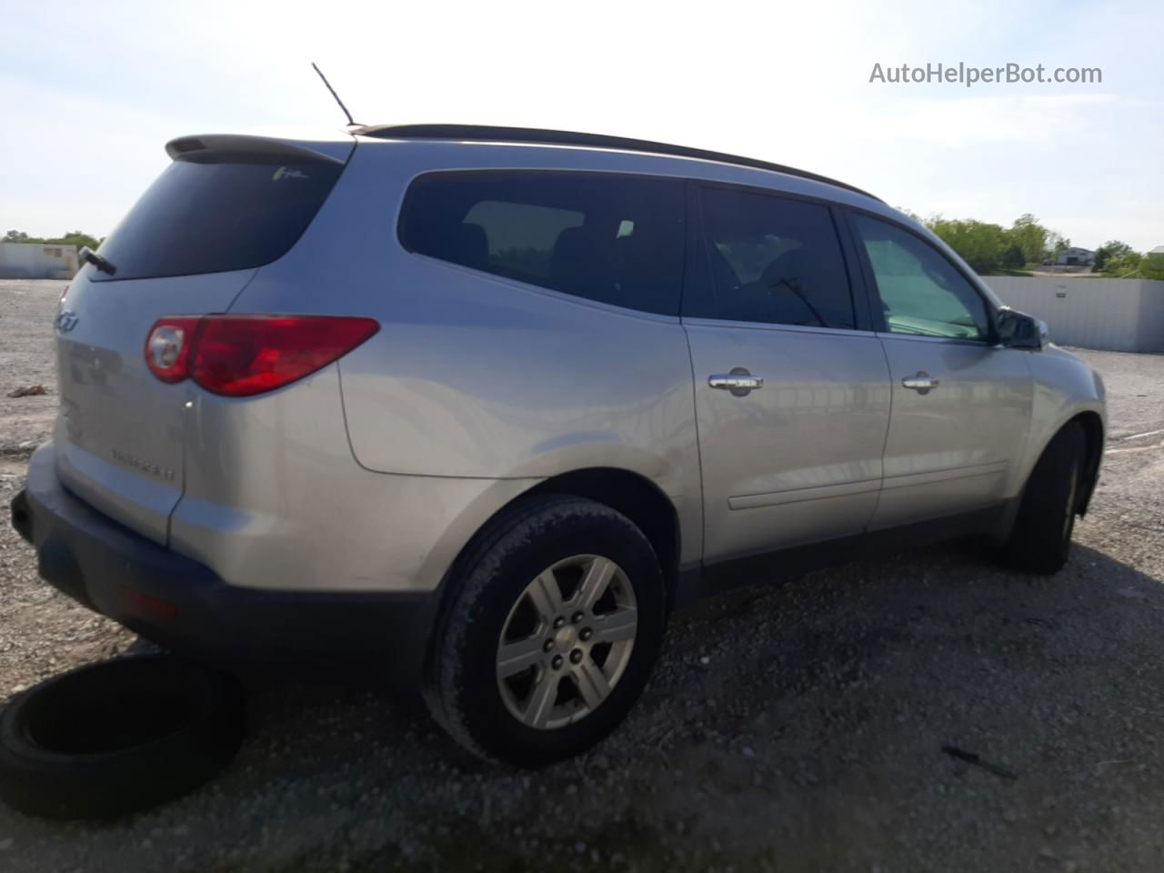 2012 Chevrolet Traverse Lt Silver vin: 1GNKVJED5CJ142233