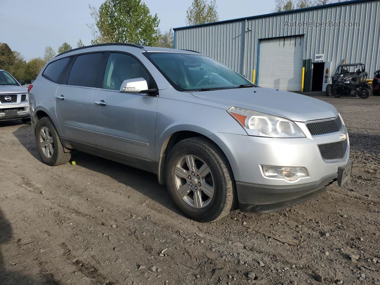 2012 Chevrolet Traverse Lt Silver vin: 1GNKVJED5CJ144693