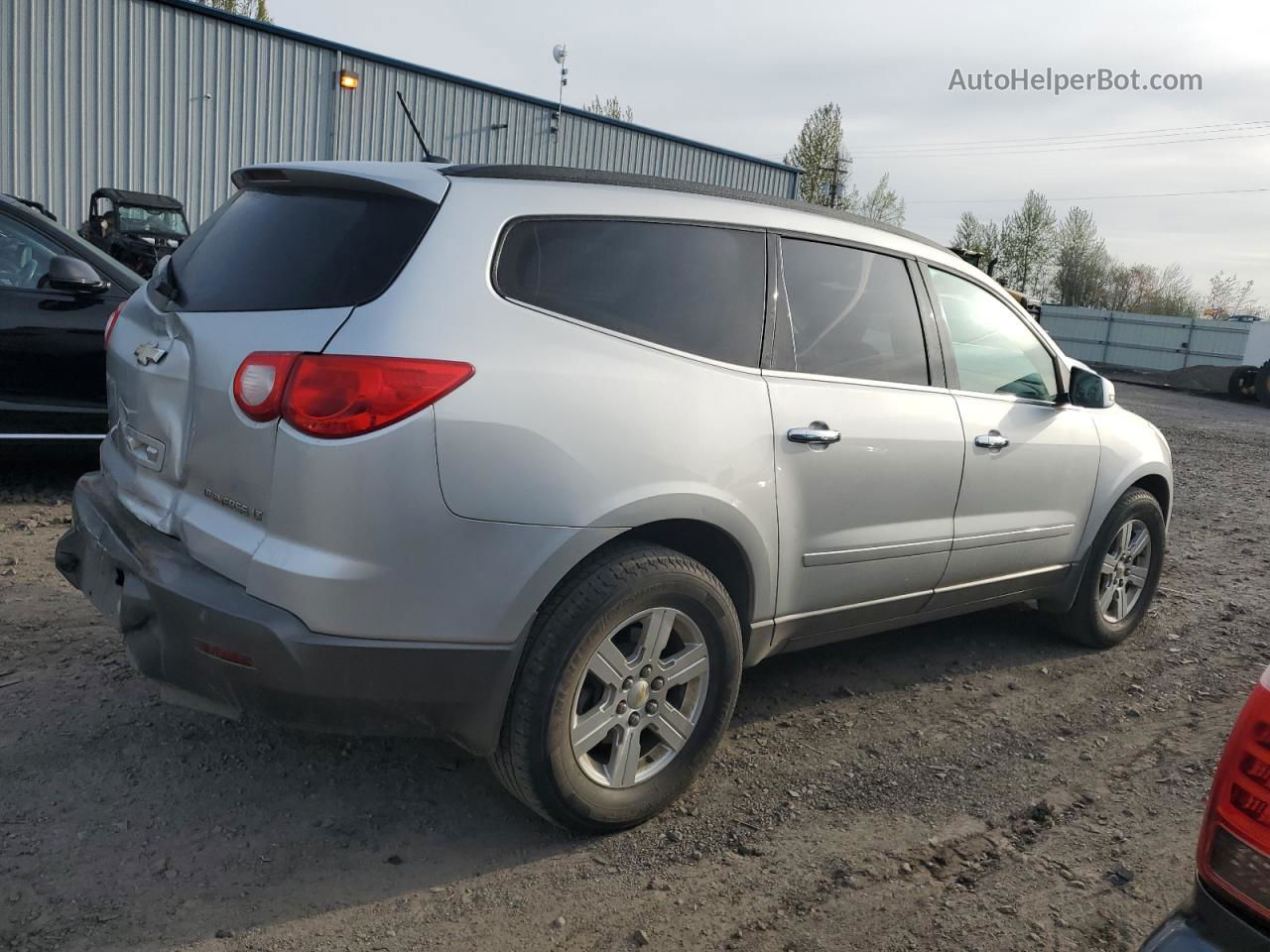 2012 Chevrolet Traverse Lt Silver vin: 1GNKVJED5CJ144693