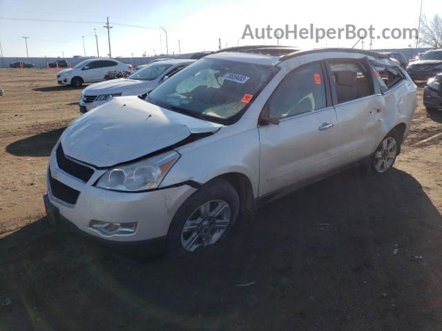 2012 Chevrolet Traverse Lt White vin: 1GNKVJED5CJ329469