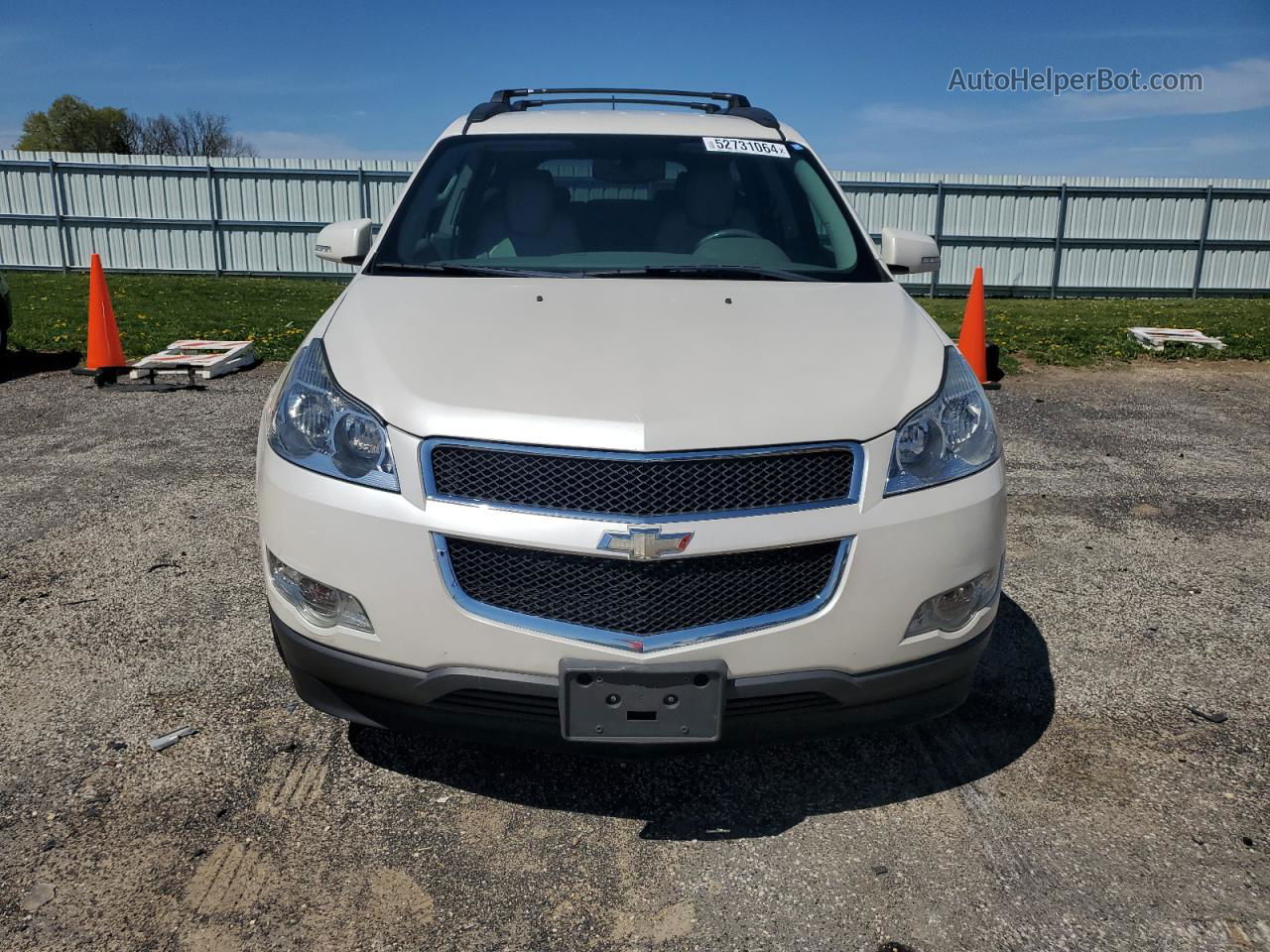 2012 Chevrolet Traverse Lt Белый vin: 1GNKVJED6CJ171045