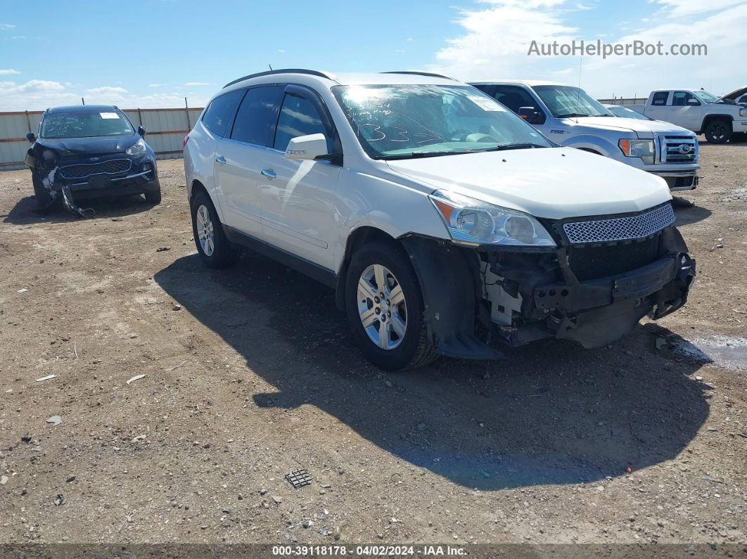 2011 Chevrolet Traverse 2lt White vin: 1GNKVJED7BJ111337