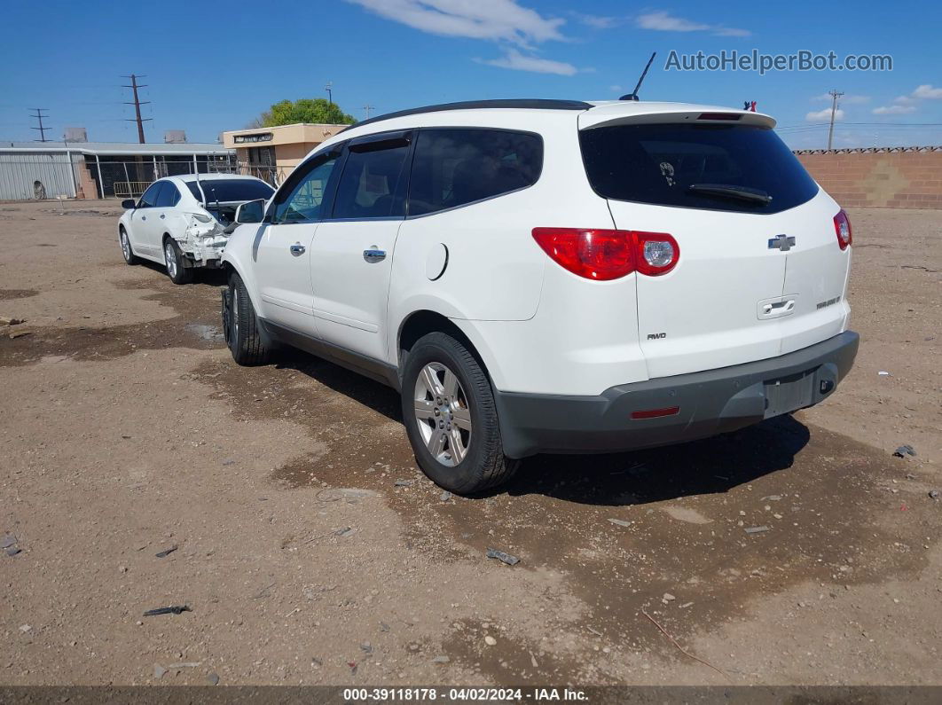 2011 Chevrolet Traverse 2lt White vin: 1GNKVJED7BJ111337