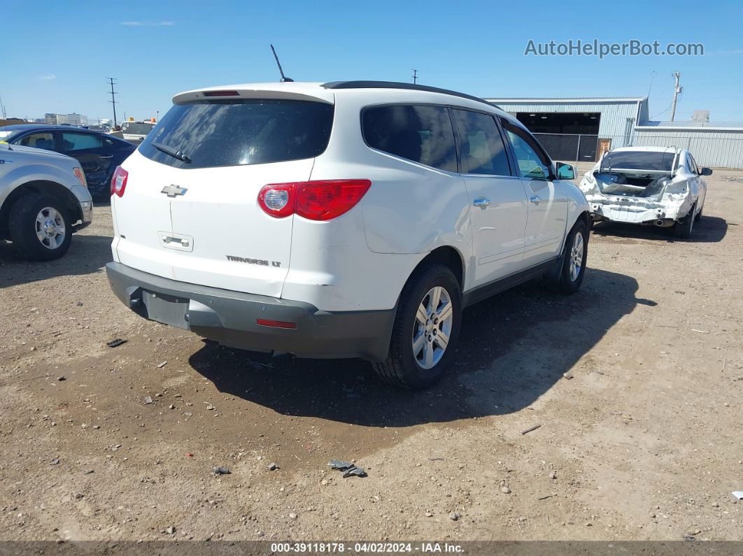 2011 Chevrolet Traverse 2lt White vin: 1GNKVJED7BJ111337