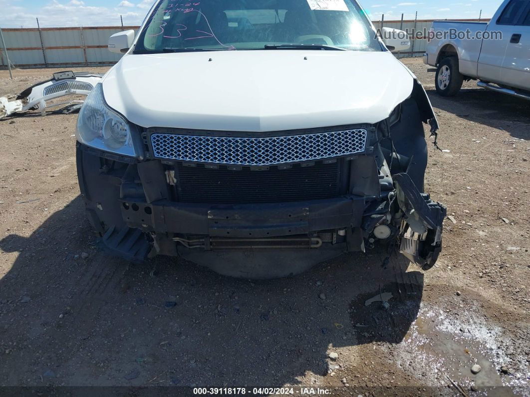 2011 Chevrolet Traverse 2lt White vin: 1GNKVJED7BJ111337