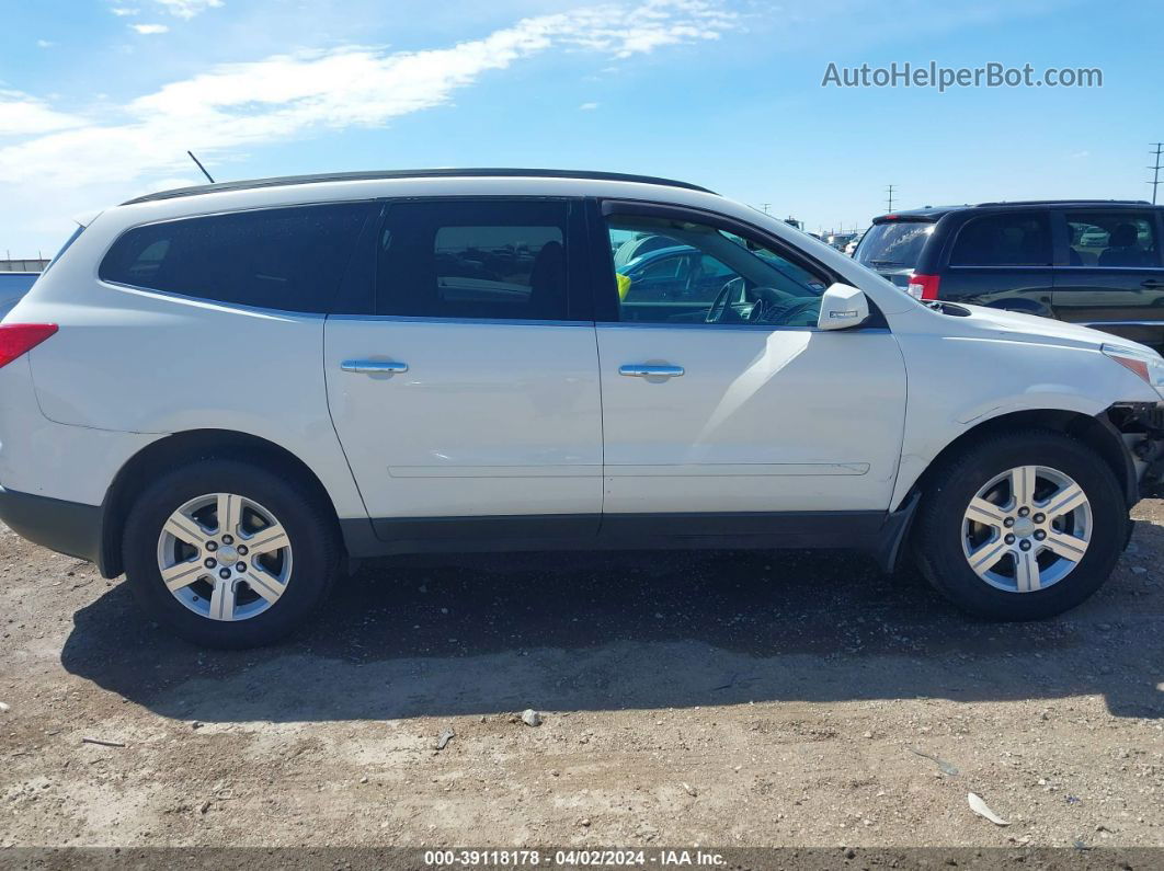 2011 Chevrolet Traverse 2lt White vin: 1GNKVJED7BJ111337