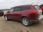 2011 Chevrolet Traverse Lt Maroon vin: 1GNKVJED7BJ301039