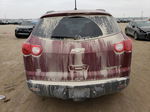 2011 Chevrolet Traverse Lt Maroon vin: 1GNKVJED7BJ301039