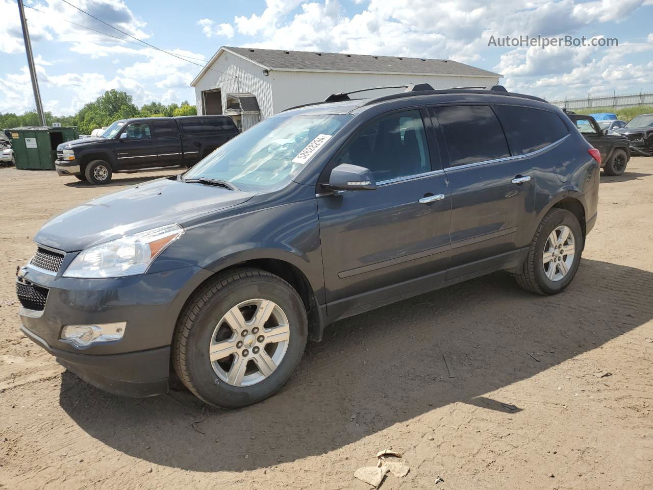 2011 Chevrolet Traverse Lt Серый vin: 1GNKVJED7BJ331755