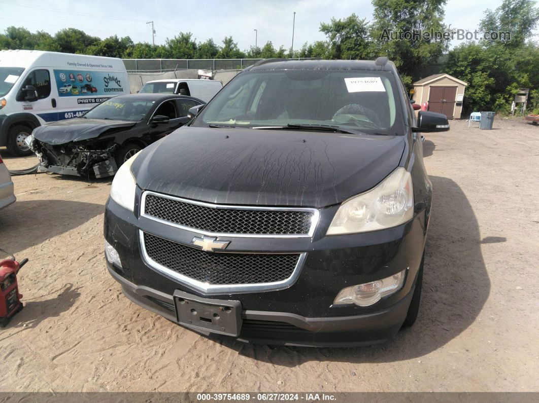 2012 Chevrolet Traverse 2lt Black vin: 1GNKVJED7CJ117771