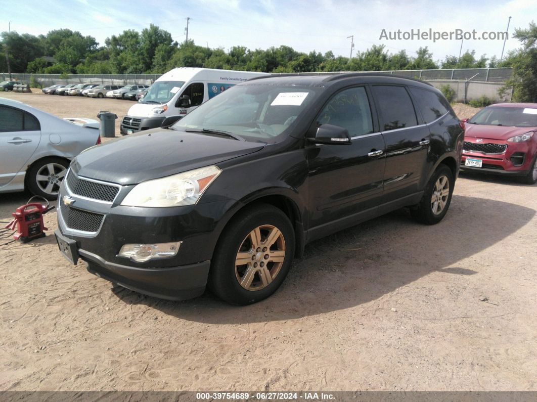 2012 Chevrolet Traverse 2lt Black vin: 1GNKVJED7CJ117771