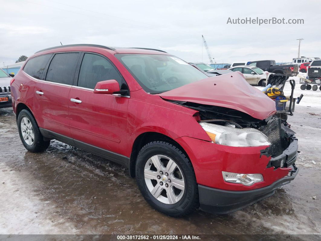 2012 Chevrolet Traverse 2lt Red vin: 1GNKVJED7CJ181938