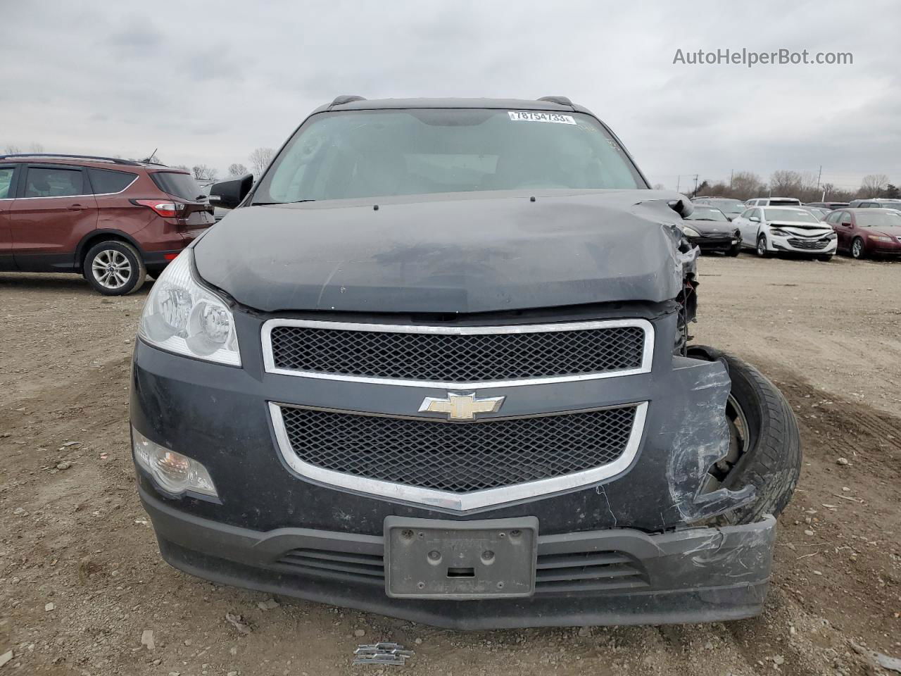 2011 Chevrolet Traverse Lt Black vin: 1GNKVJED8BJ343168