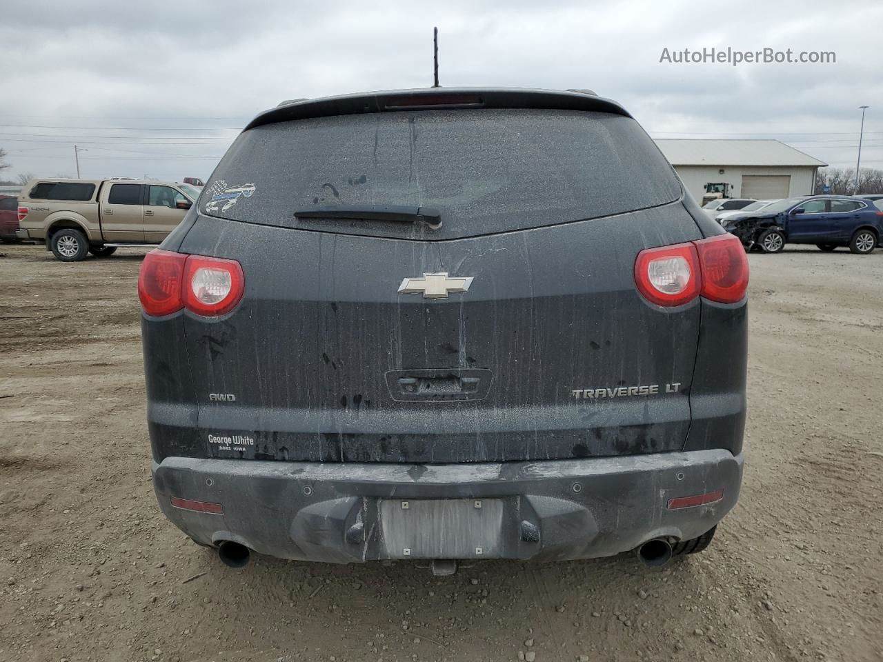 2011 Chevrolet Traverse Lt Black vin: 1GNKVJED8BJ343168