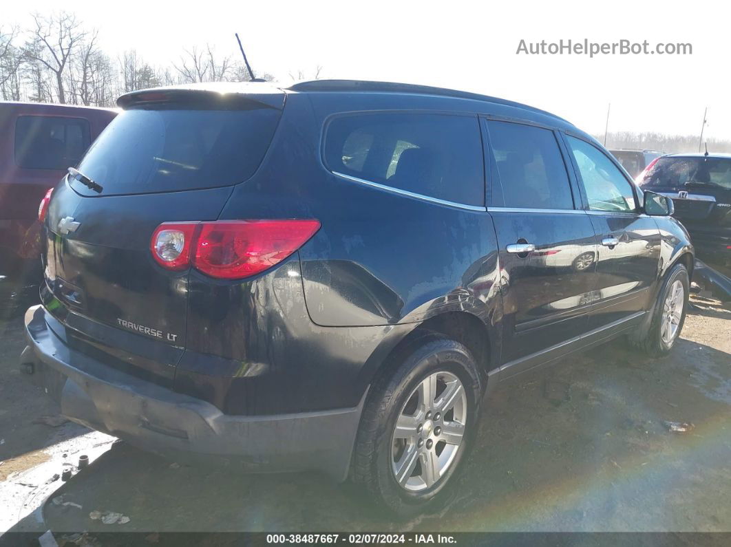 2011 Chevrolet Traverse 2lt Black vin: 1GNKVJED8BJ387235