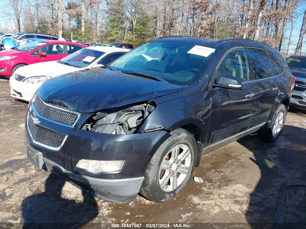 2011 Chevrolet Traverse 2lt Black vin: 1GNKVJED8BJ387235