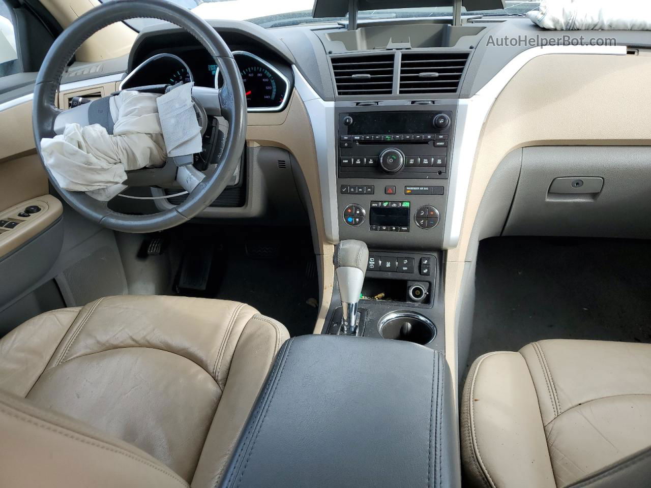 2012 Chevrolet Traverse Lt Белый vin: 1GNKVJED8CJ206345