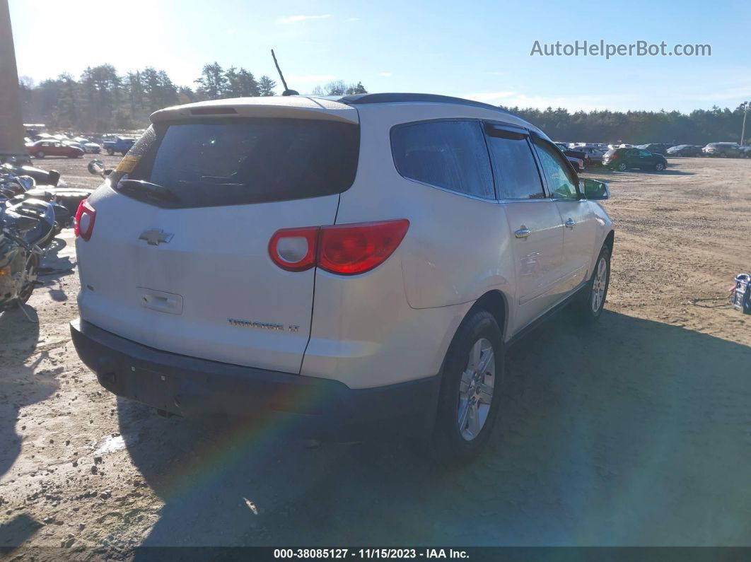 2011 Chevrolet Traverse 2lt White vin: 1GNKVJED9BJ171135