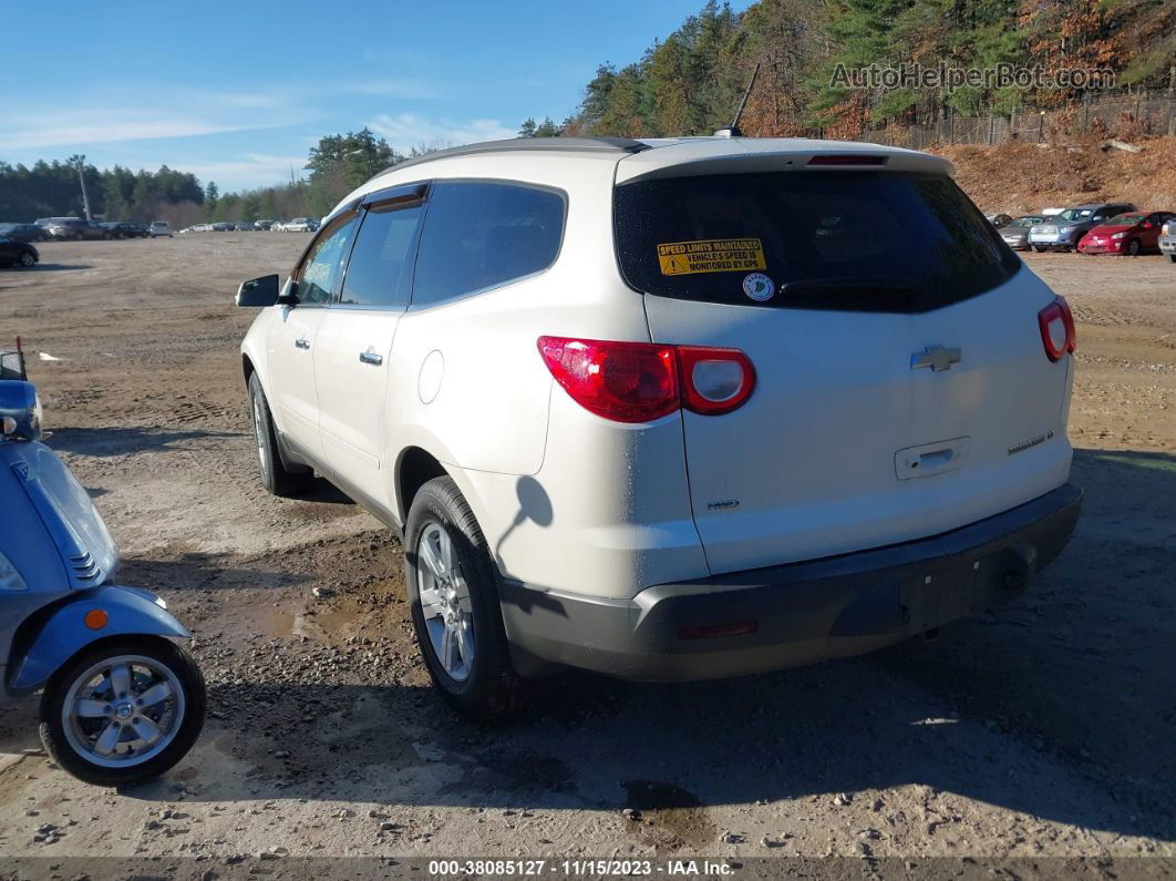 2011 Chevrolet Traverse 2lt White vin: 1GNKVJED9BJ171135