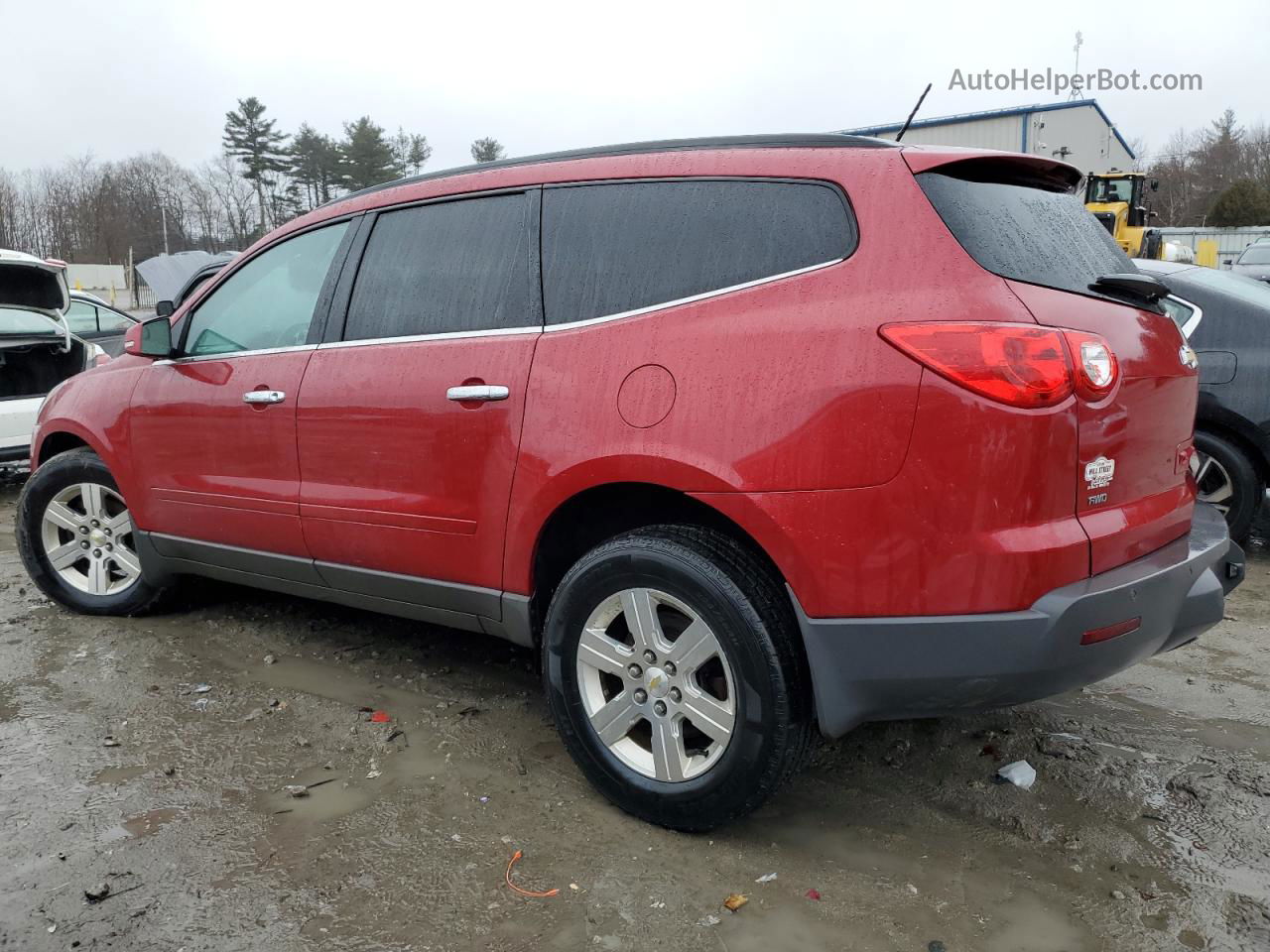 2012 Chevrolet Traverse Lt Red vin: 1GNKVJED9CJ279188