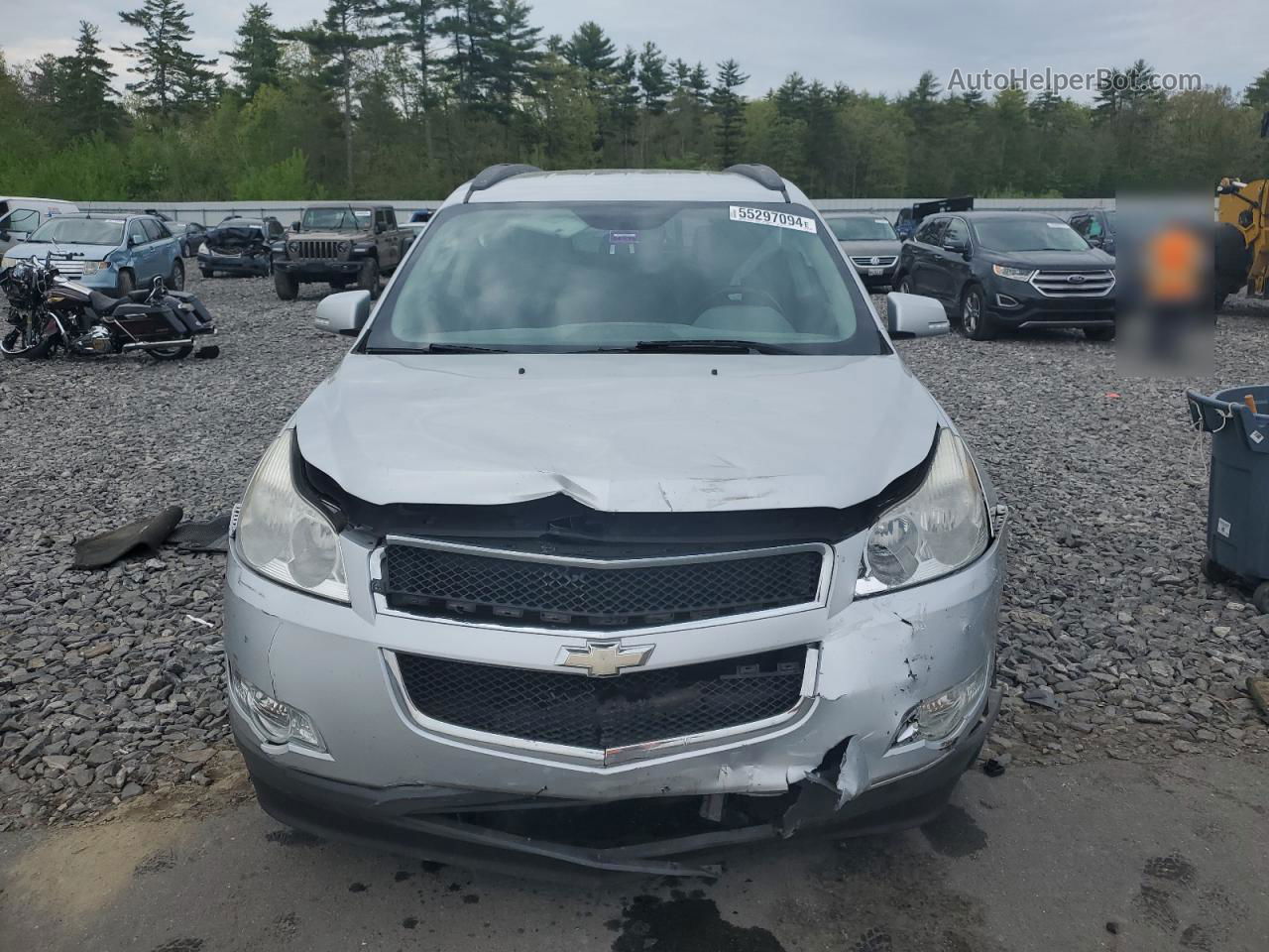 2012 Chevrolet Traverse Lt Silver vin: 1GNKVJED9CJ346873