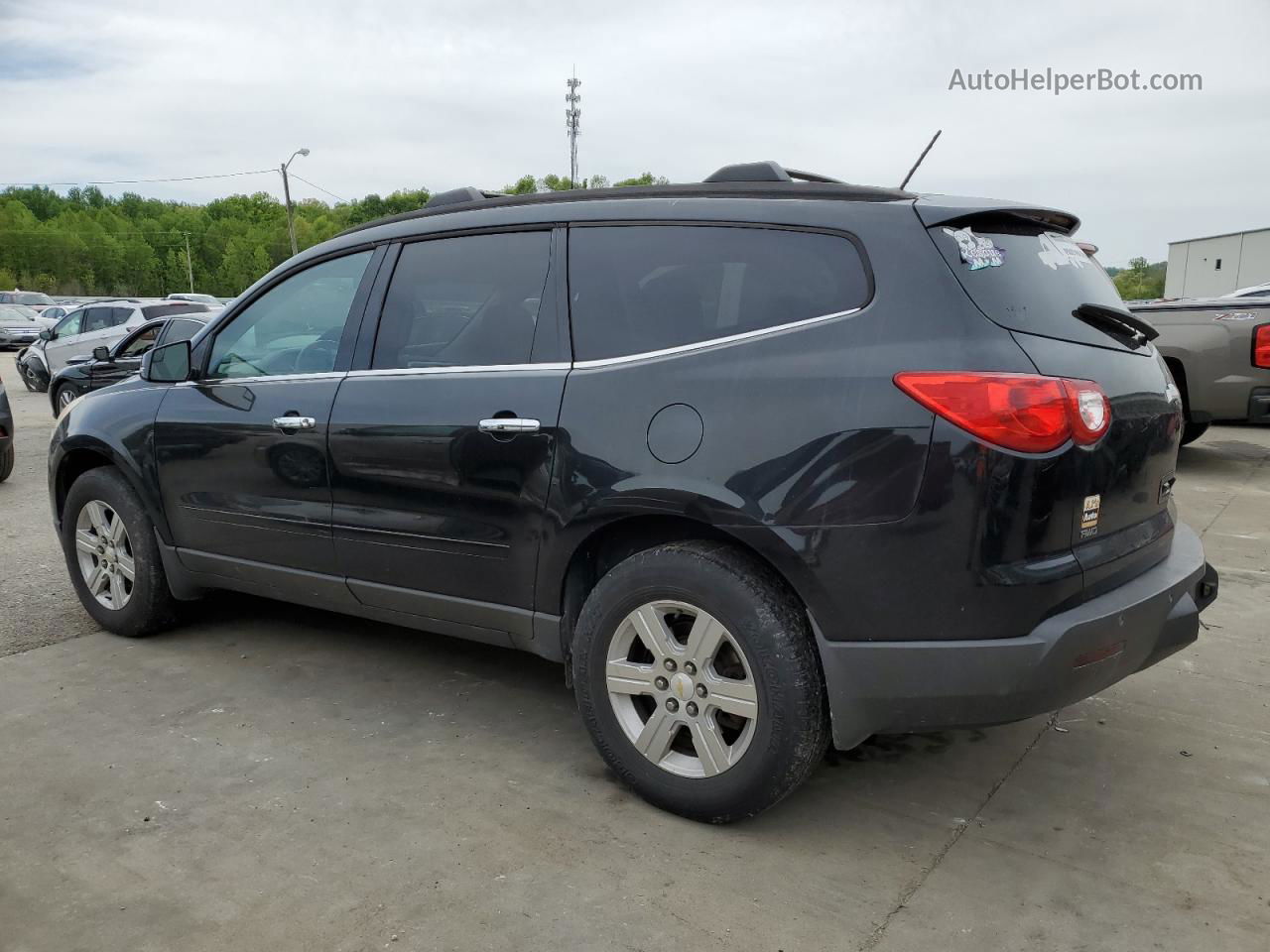 2011 Chevrolet Traverse Lt Черный vin: 1GNKVJEDXBJ172150