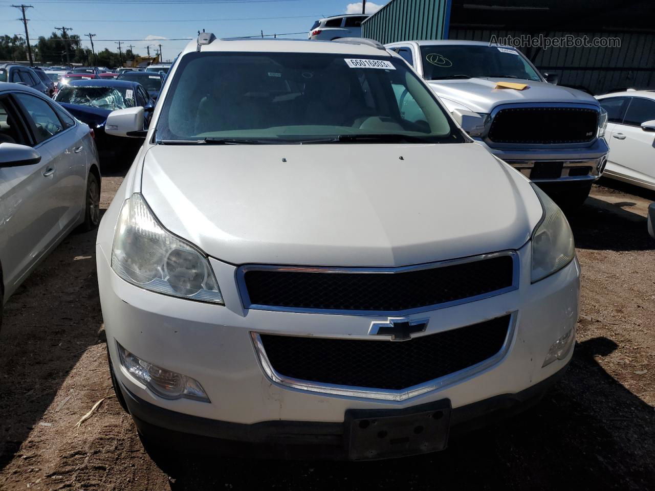 2011 Chevrolet Traverse Lt Cream vin: 1GNKVJEDXBJ229527