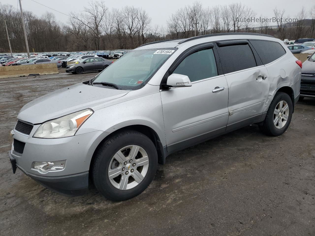 2011 Chevrolet Traverse Lt Silver vin: 1GNKVJEDXBJ413270