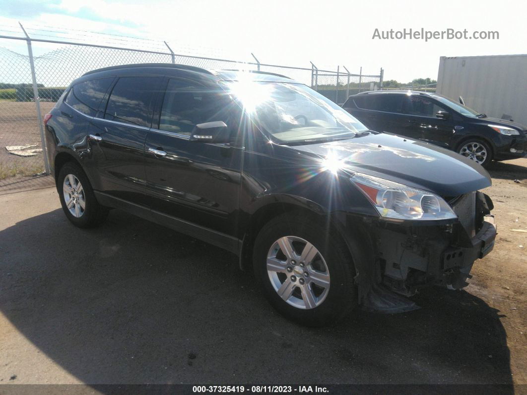 2012 Chevrolet Traverse Lt W/2lt Black vin: 1GNKVJEDXCJ187507