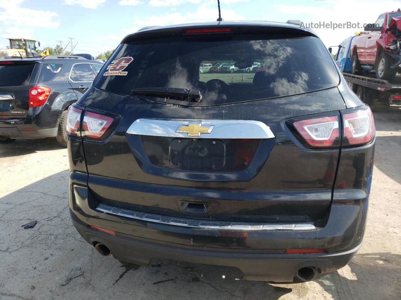 2014 Chevrolet Traverse Ltz Black vin: 1GNKVJKD1EJ362766