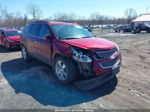 2011 Chevrolet Traverse Ltz Burgundy vin: 1GNKVLED0BJ309575