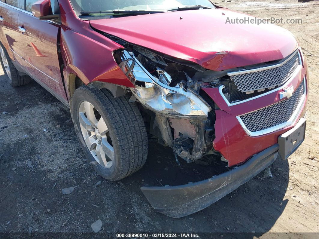 2011 Chevrolet Traverse Ltz Burgundy vin: 1GNKVLED0BJ309575